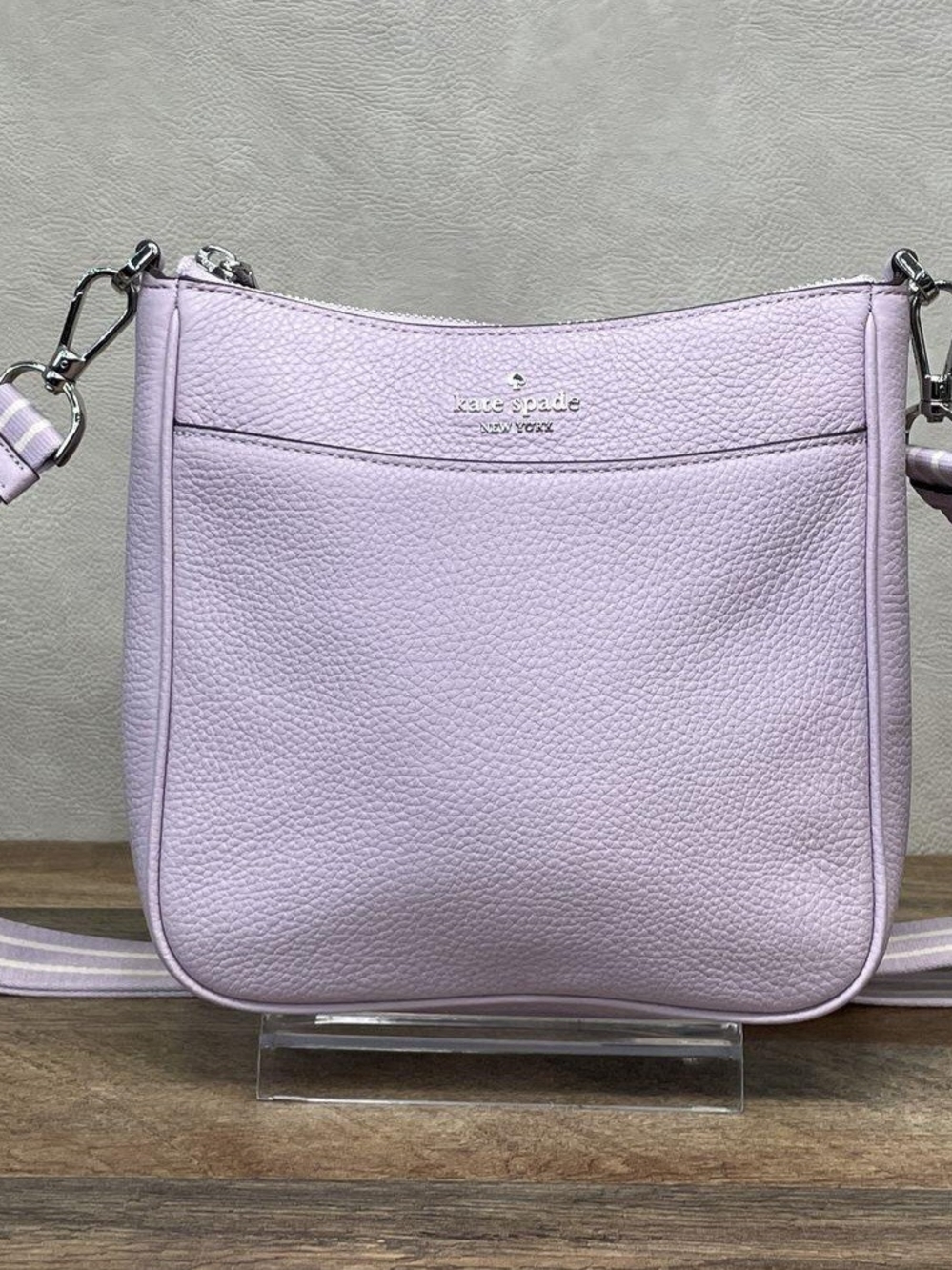 New Kate Spade New York Emma Medium Swingpack Crossbody Light Frozen Lilac